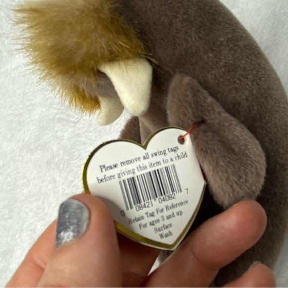 TY Beanie Babies Jolly the Walrus Original vintage Beanie Baby ALL CAPS error - Picture 5 of 9